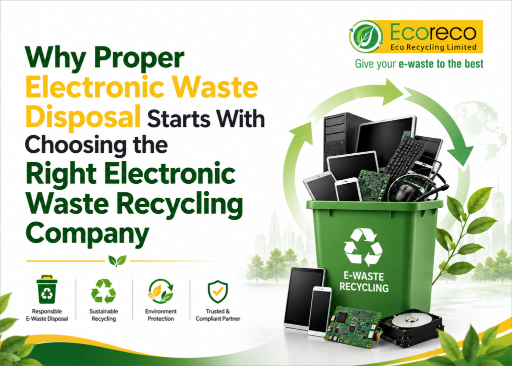 Why Proper Electronic Waste Disposal Starts With Choosing the Right Electronic Waste Recycling Company